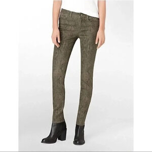 Calvin Klein jeans reptile print skinny